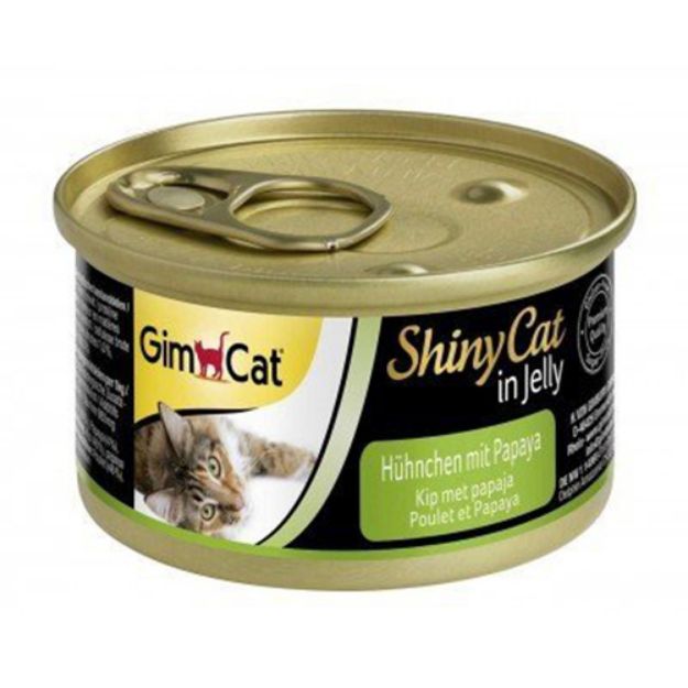 Picture of Gimcat ShinyCat Tavuk Etli ve Papaya Jöleli Kedi Konservesi 70 Gr