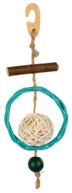 Trixie Doğal Kuş Oyuncağı Askılı 22 Cm resmi