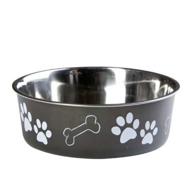 Picture of Karlie Bella Kaymaz Taban Köpek Mama Kabı Gri 14 cm 0,45 lt