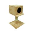 Natura Kedi Tırmalama Evi Slot Acik Kahve 43,5 x 45 x 72 Cm resmi