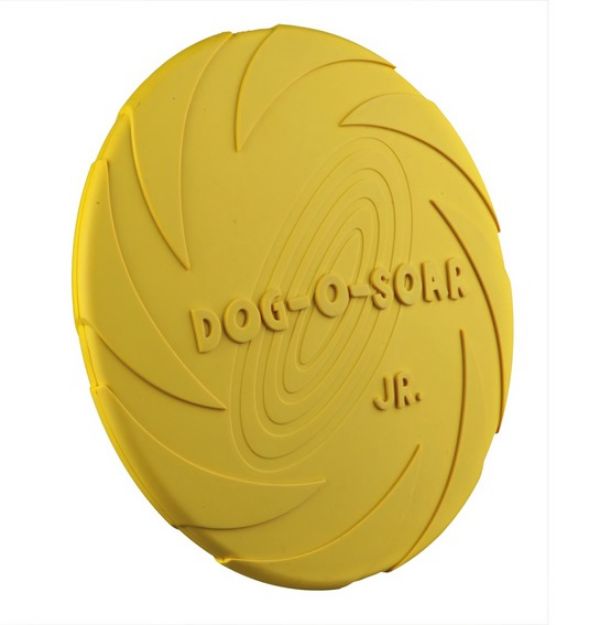 Trixie Doggy Disc Köpek Naturel Yüzen Kauçuk Frizbi 18cm resmi