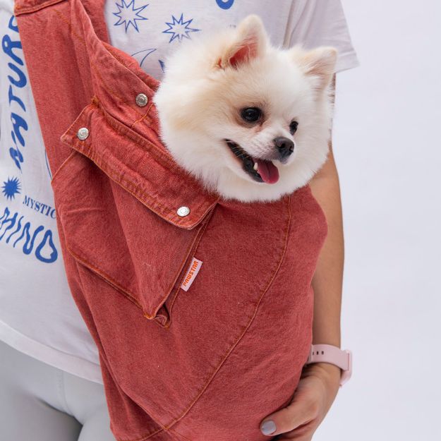 Picture of Kırmızı Denim Crossbody Çanta  23025