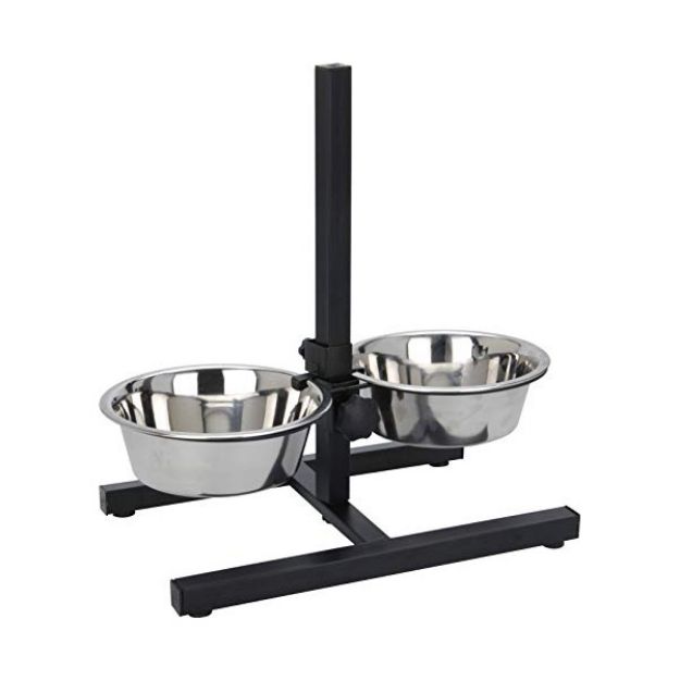 Picture of Pawise Yükseklik Ayarlanabilir Köpek Mama Kabı 750 Ml x 2