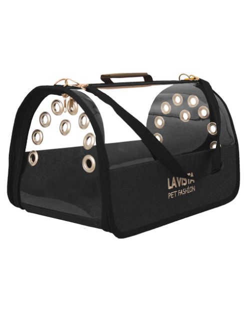 Lavista Şeffaf Flybag Pet Taşıma Çantası Siyah 26x43x27h Cm resmi