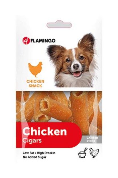 Picture of Flamingo Chick n Cigars Tavuk ve Pirinçli Rulo Köpek Ödülü 85 gr