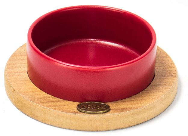 Picture of Ozark Oval Seramik Mama Ve Su Seti Kırmızı