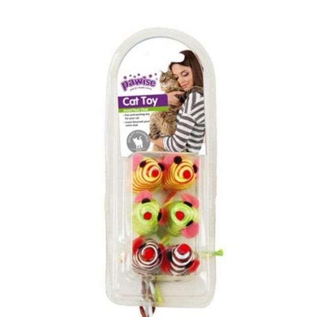 Picture of Pawise Peluş Fare 6 Adet
