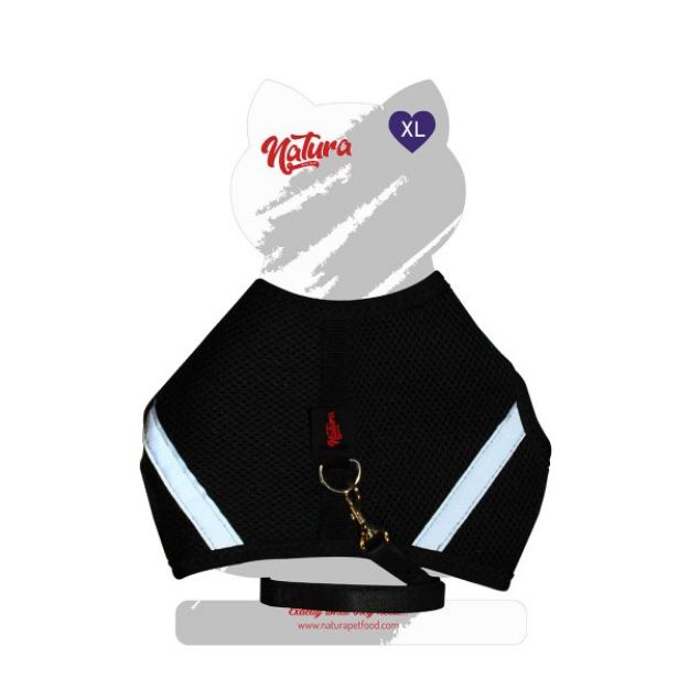 Natura Aır Net Harness For Cats - Black Xl resmi
