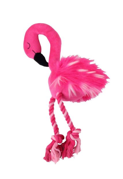Picture of Pawise Peluş Flamingo Köpek Oyuncağı S Boy 23 cm