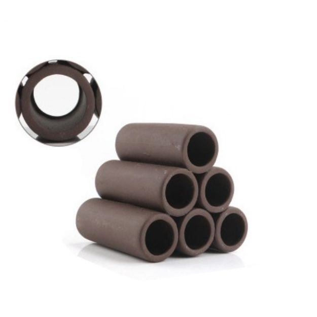 Picture of Karides Seramik Borular 6 Lı Kahve 7 cm