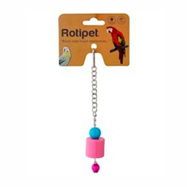 Rotipet Şekilli Tekli Sarkaç Kuş Oyuncağı resmi