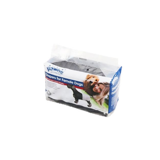 Picture of Pawise Köpek Alt Bağlama Bezi S Boy 12 Adet Siyah