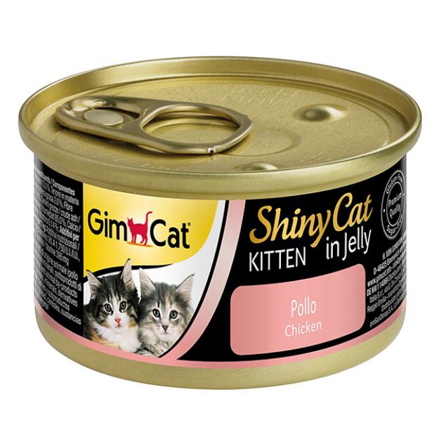 Picture of Gimcat ShinyCat Jel İçinde Tavuklu Yavru Kedi Konservesi 70 gr