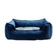 Picture of Zampa Taiki Kedi Köpek Desenli Yatağı Lacivert Small