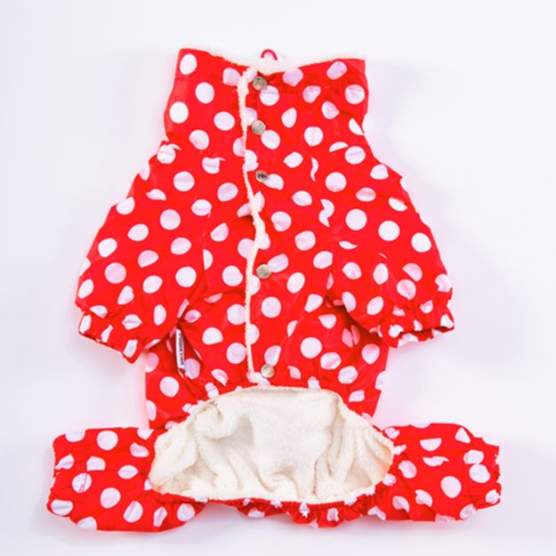 Picture of Pawstar Red Dots Rompers Xl