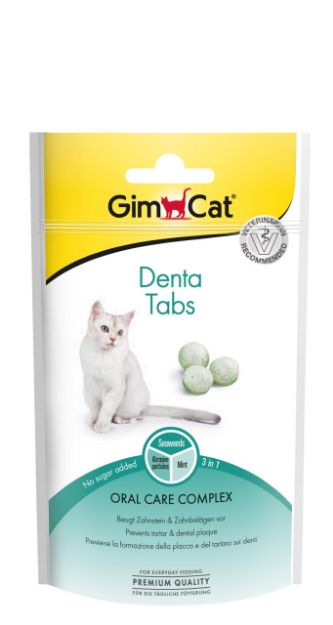 Picture of Gimcat Denta Tabs Ağız Diş Sağlığı Kedi Ödülü 40 Gr