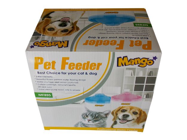 Picture of Dophin Mango MF895 Kedi Ve Köpek Otomatik Su Sebili 2 Lt Mavi – Pembe