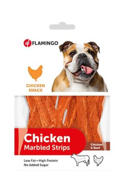 Picture of Flamingo Chick n Tavuk ve Biftekli Çubuk Köpek Ödülü 85 gr