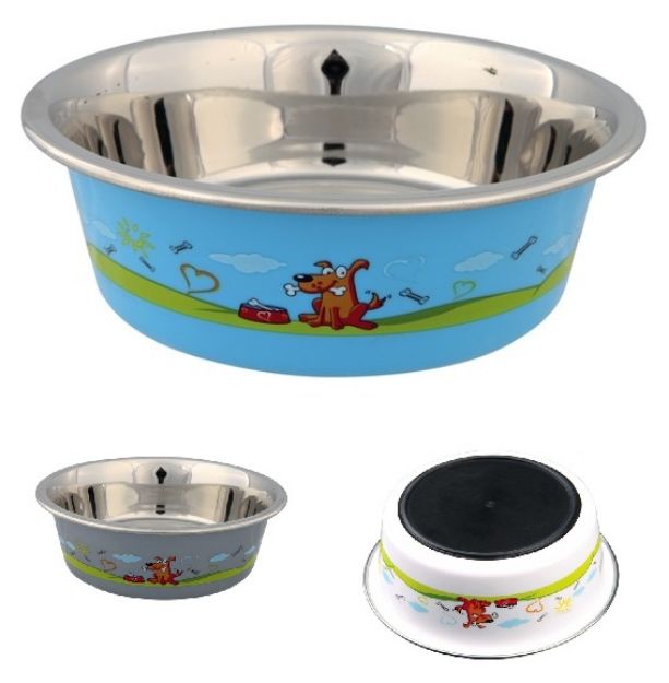 Picture of Trixie Paslanmaz Çelik Köpek Mama ve Su Kabı 0,9 lt 17 cm