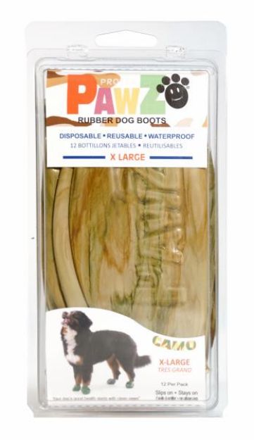 Picture of Pawz Köpek Galoşu Xlarge Kahverengi 12 li paket
