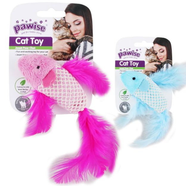 Picture of Pawise Catnipli Peluş Balık Kedi Oyuncağı 9 cm