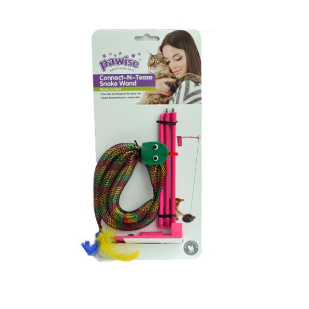Picture of Pawise Yapışkanlı Yılan Kedi Oltası Oyuncak