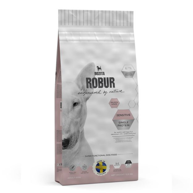 Robur Sensitive Single Protein Somonlu Köpek Maması 12,5 kg resmi