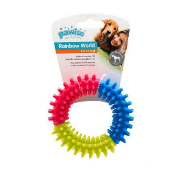 Picture of Pawise Rainbow Köpekler İçin Diş Kaşıma Oyuncağı Small