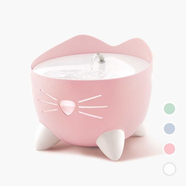 Picture of Catit Pixi Fountain Led Seviye Göstergeli Otomatik Kedi Su Sebili Pembe 2Lt