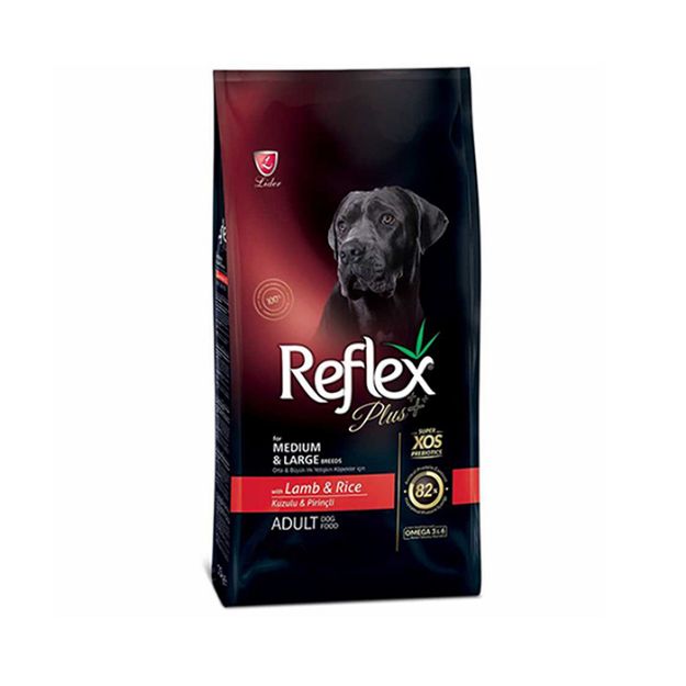 Picture of Reflex Plus Adult Medium Large Dog Kuzulu Büyük Irk Yet. Köpek Maması 3 kg