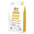 Brit Care Mini Hair Skin Somonlu Ve Ringa Balıklı Tahılsız Köpek Maması 7Kg resmi