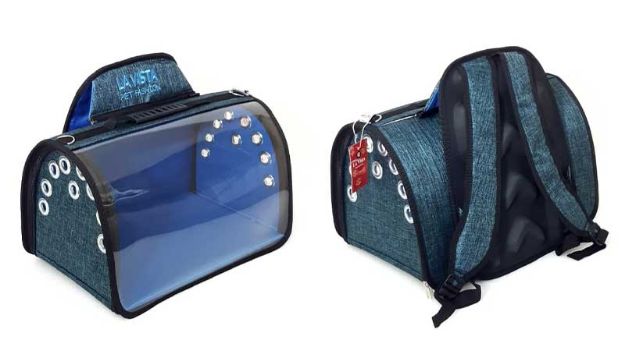 LAVİSTA Mavi Tomris Şeffaf Sırt Flybag resmi