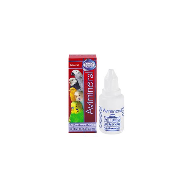 Picture of Biyoteknik Avi Mineral Kafes Kuşları İçin Sıvı Mineral 30 Cc