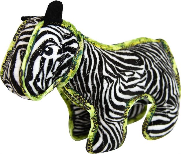 Outward Hound Xtreme Seamz Zebra Plush Köpek Oyuncağı Medium - 69882M resmi