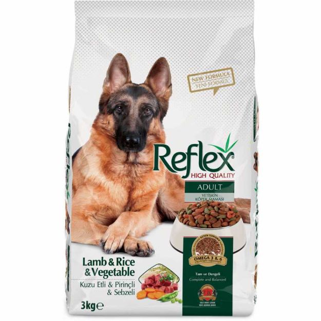 Picture of Reflex Lamb Rice Vegetable Kuzu Etli Sebzeli Yetişkin Köpek Maması 15Kg