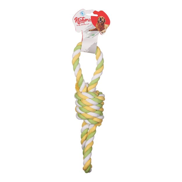 Picture of Natura Çift Tutmaçlı Maxi Halat Köpek Oyuncak 38 cm