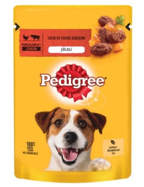 Picture of Pedigree Pouch Sığır Etli Ve Tavuklu Yetişkin Köpek Konservesi 100Gr