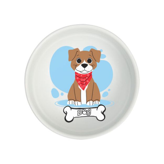 Picture of Natura Seramik Mama Kabı Dog Bone 400 ml 15 cm