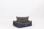 Picture of Peggy Lola Köpek Yatağı Lacivert/ Gri S 50 x 38 x 25 Cm