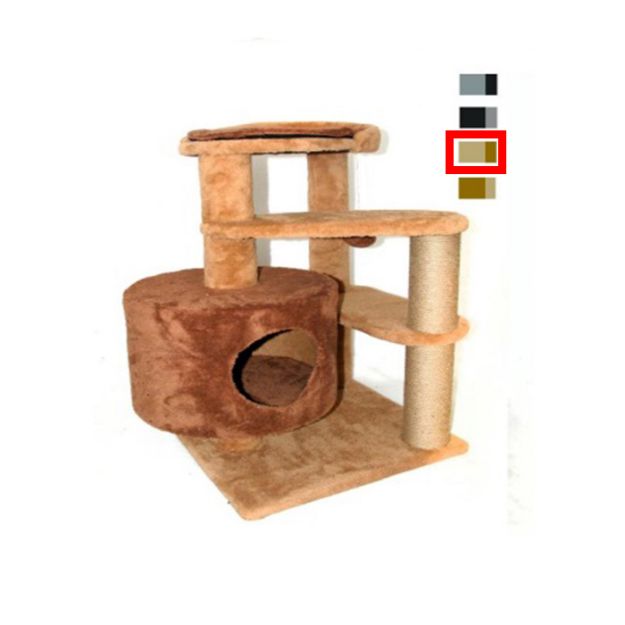 Picture of Natura Kedi Tırmalama Evi Ladder Açık Kahve 50 x 70 x 90 Cm
