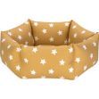 Pet Comfort Tokyo Kedi Kopek Yatak Sarı Star S 50cm 7786 resmi