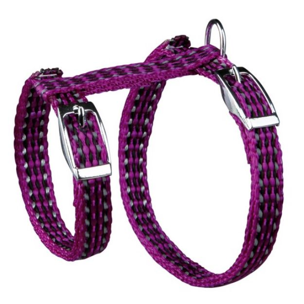Trixie Kedi Göğüs Tasma Seti Fosforlu 22-42cm/10mm resmi