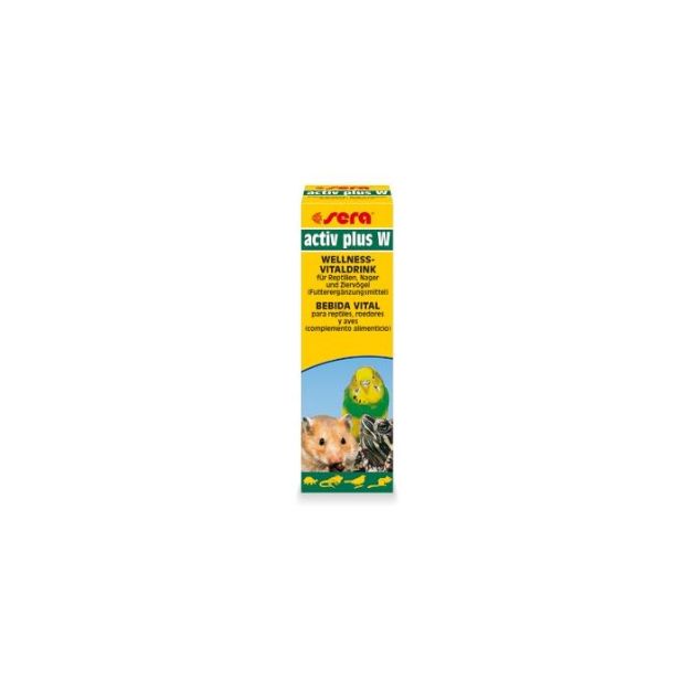 Picture of Sera Activ Plus W Kuş, Kemirgen ve Sürüngünler için Sıvı Vitamin 50 ml