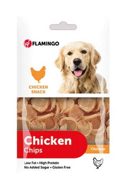Picture of Flamingo Chick n Chips Tavuklu Cips Köpek Ödülü 85 gr