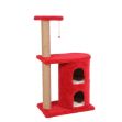 Picture of Cathause İki Yuvalı Tırmalama 103 Cm Kırmızı