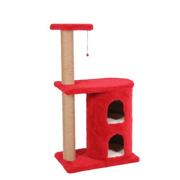 Picture of Cathause İki Yuvalı Tırmalama 103 Cm Kırmızı