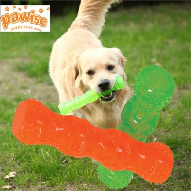 Picture of Pawise Köpekler İçin Sesli Kauçuk Çubuk Oyuncak 18 CM