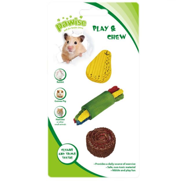 Picture of Pawise Ahşap Yenilebilir Kemirgen Oyunçağı No:4
