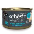 Picture of Schesir After Dark Pate Tavuklu ve Bıldırcın Yumurtalı Kedi Konservesi 80gr