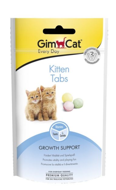 Picture of GimCat Kitten Tabs Yavru Kedi Ödül Tableti 40gr